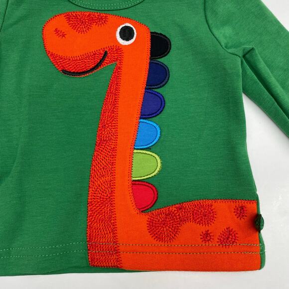 NWT Fred's World 0-3M Organic Hello Dino Tee - Picture 3 of 4